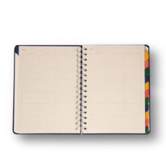 Planner Permanente Wire-o Oceano Semanal Notas A5 Profundo - Themena Paperwork