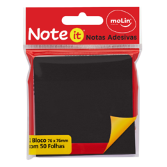 Bloco Autoadesivo Molin Note It Preto