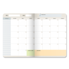 Planner Mensal Grid Cartões Gigantes - Themena Paperwork