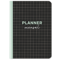 Planner Mensal Grid Cartões Gigantes