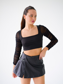 Short Pollera Chaens Engomada - comprar online