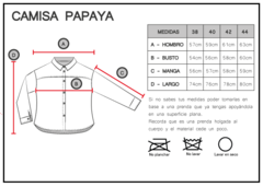 Camisa Papaya en internet