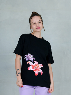 Remera Oversize Flores