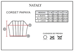 Corset Papaya - Nataly Mayorista