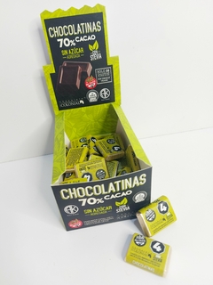 Chocolatinas con stevia Colonial