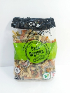 Fideos organicos fusilli tricolor Grun