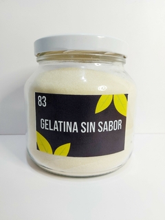 Gelatina sin sabor x 100 gr