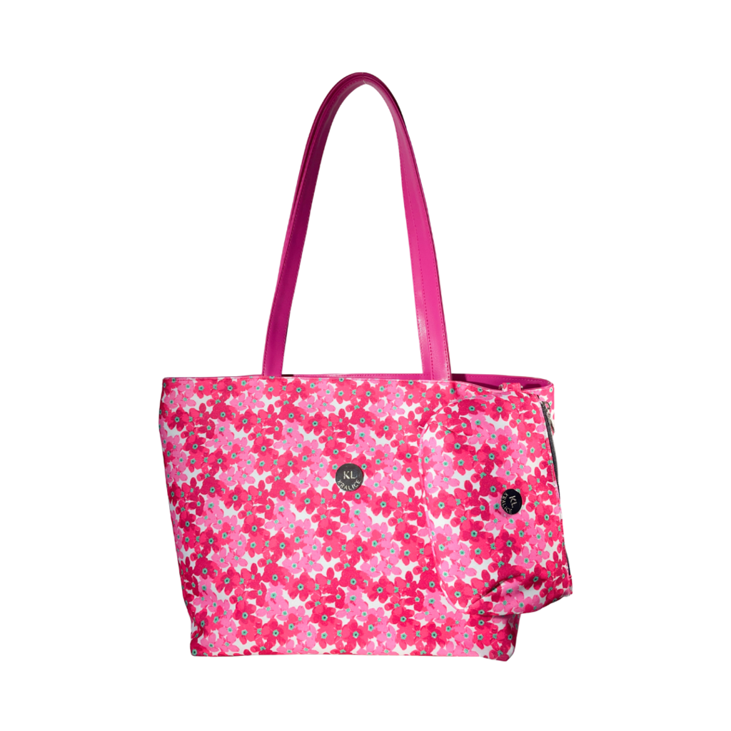 BOLSO PLAYERO Porta Cosm tico ROSI Flores rosas y rojas