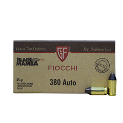 Munição Fiocchi Black Mamba .380 Auto 85GR