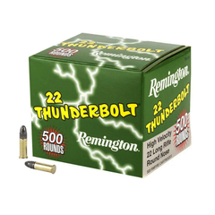 Munição Remington .22 LR Thunderbolt 40gr