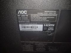 TV USADA SMART AOC MODELO:50U6305/78G (DEFEITO:TELA)