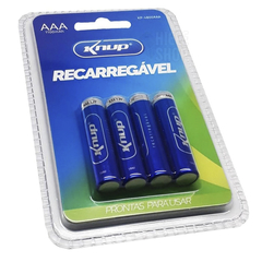 PILHA RECARREGAVEL 1100MAH  AAA 1.2V