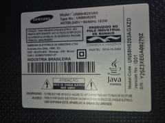 TV USADA SMART SAMSUNG MODELO:UN50H5203AG (DEFEITO:TELA)