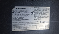 TV USADA PANASONIC MODELO:40FS500 (DEFEITO:TELA)