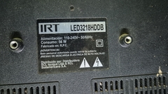 TV USADA IRT MODELO:LED3218HDDB (DEFEITO:TELA)