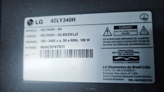 TV USADA LG MODELO:42LY340H-SA (DEFEITO:TELA)