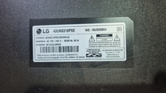 TV USADA LG MODELO:43UK6310PSE (DEFEITO:TELA)