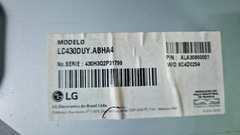 TV USADA LG MODELO:43LJ5550 (DEFEITO:TELA) - comprar online