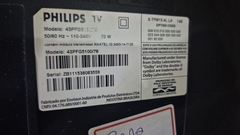 TV USADA PHILIPS MODELO:43PFG5100/78 (DEFEITO:TELA)