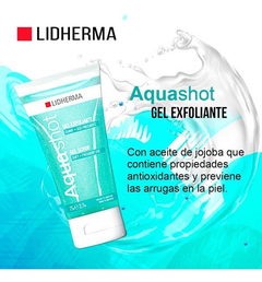 Aquashot gel exfoliante x 90g LIDHERMA - Ailen Noval Estilista