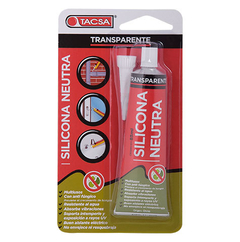 SILICONA NEUTRA TRANSPARENTE TACSA - 85ML