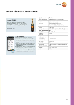 Imagen de Vacuómetro Digital Testo 552i Bluetooth Manejo Vía App