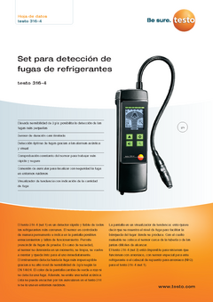 SET TESTO 316-4 Detector de fugas de refrigerante en internet