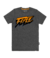 REMERA FIRE RAY GRIS OSCURO MELANGE