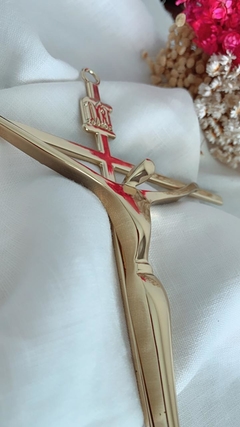 Crucifixo Metal dourado M - comprar online