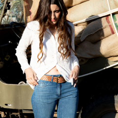 CROPPED DENIM FINCA