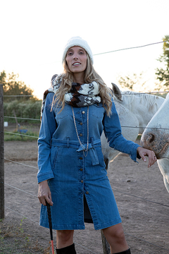 VESTIDO TRENCH DENIM RIDING