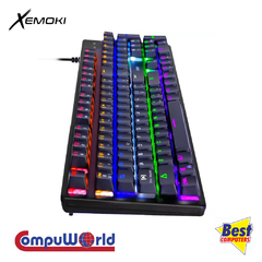 TECLADO GAMER MECANICO RETROILUMINADO A-XIMK006 - comprar online