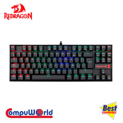 TECLADO MECANICO REDRAGON KUMARA BLACK RED SWITCH