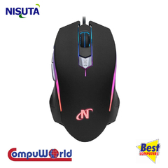 NSMOG74 MOUSE USB GAMING 3200 DPI CON LUZ