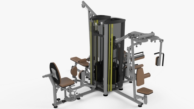 Multi Estação De Musculação Aparelho Fitness 60kg - Academia