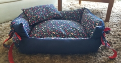 Cama Pet Dupla Face, Borboleta fundo Azul! - comprar online