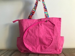 BOLSA BEACH TENNIS ROSA