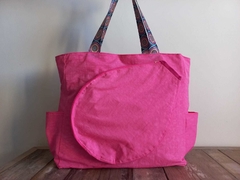 BOLSA BEACH TENNIS ROSA MANDALA