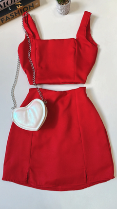 Conjunto Lua vermelho