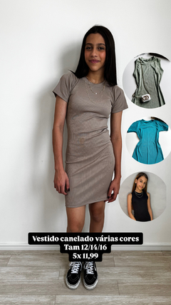 Vestido tubinho - várias cores - comprar online