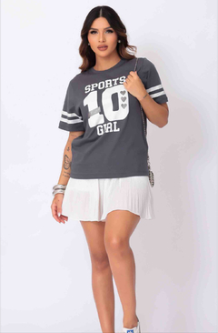 Camiseta oversized sport girl