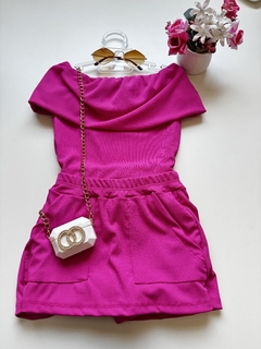 Conjunto Ivy rosa e- tam 6 ao 12