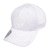 Gorra River monocromo blanco con escudo de goma