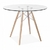 Mesa Eames Redonda 1.20, tapa vidrio. - comprar online