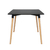 Mesa Eames Cuadradra 80x80cm - comprar online