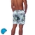 Short Masculino Estampado Folhas Branco/Verde - comprar online