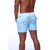 Short Mauricinho Azul Estampado Ramo de Folhas - comprar online