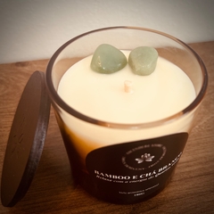 Vela Aromática Quartzo Verde - Bamboo e Chá Branco na internet