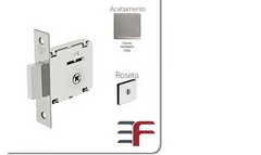 FECHADURA 3F AUXILIAR PAR 440CA/Q-P TETRA ACETINADA QUADRADA