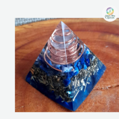 PIRÂMIDE ORGONITE SODALITA 5,5 cm